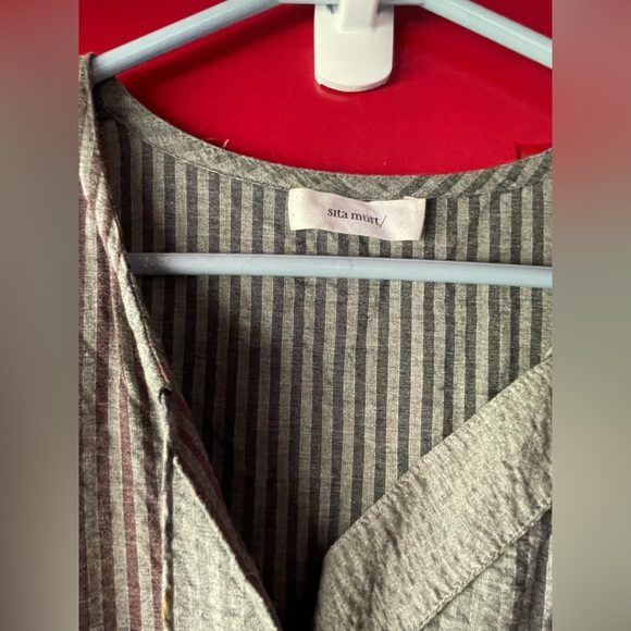 Sita Murt grey stripe dress size 36 - Picture 4 of 4